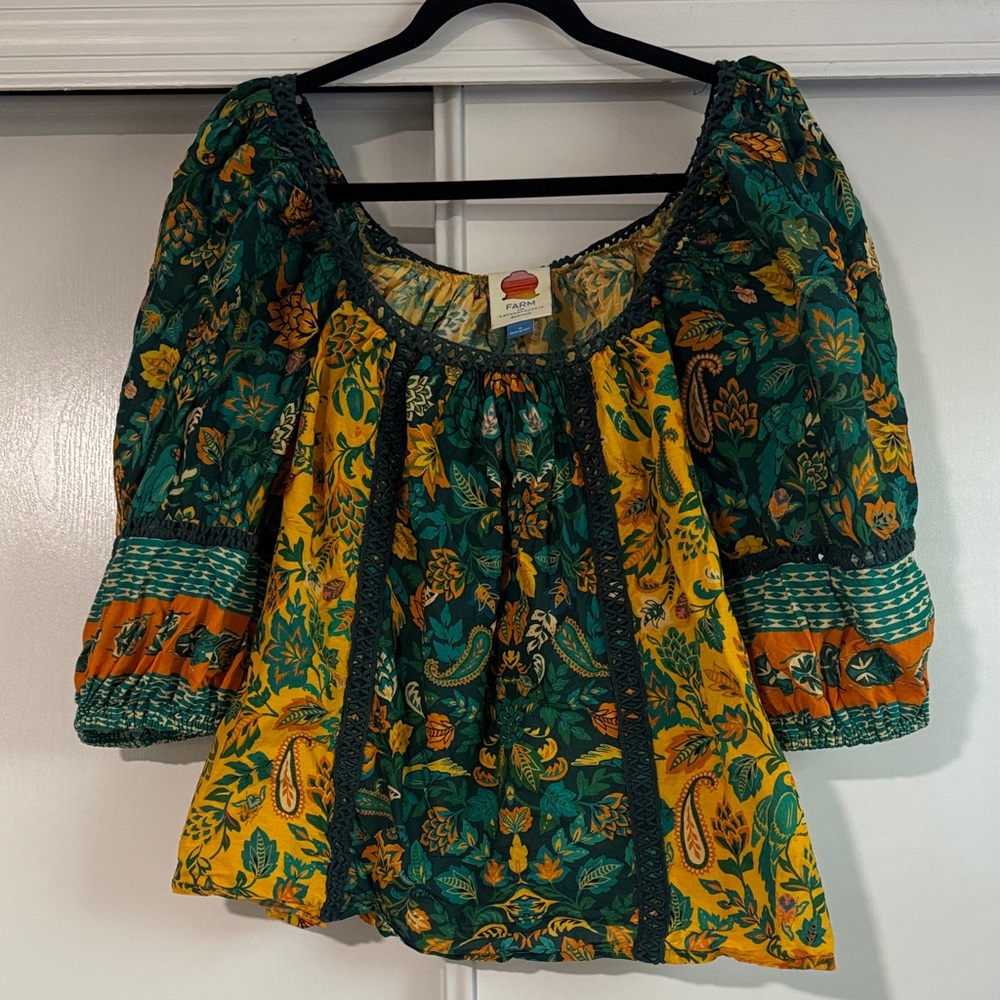 Farm for Anthropologie Multicolor Floral Blouse - Picture 3 of 8